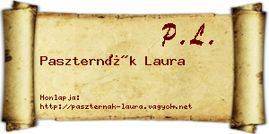 Paszternák Laura névjegykártya
